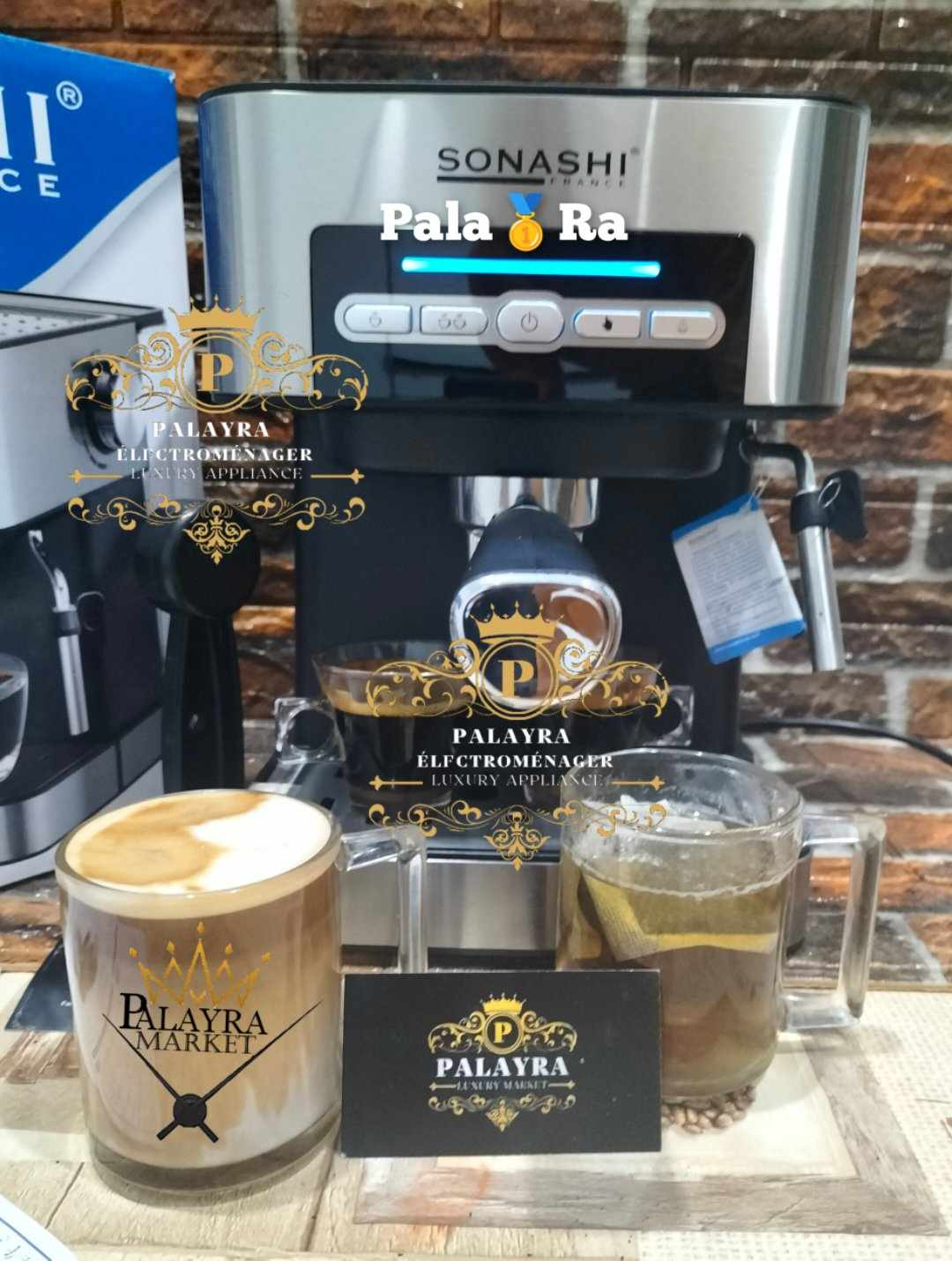 SONASHI Cafetière Expresso scm-4968 15Bars 850w