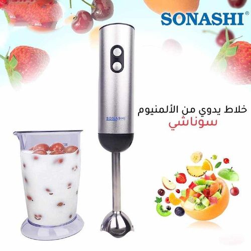 Sonashi Bras Mixeur en Inox 200W Avec Récipient 1100 ml