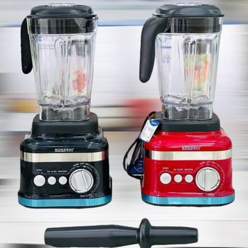 Sonashi Blender Mixeur Incassable 1200 W 2 L Ice Crush - SB-207 Rouge