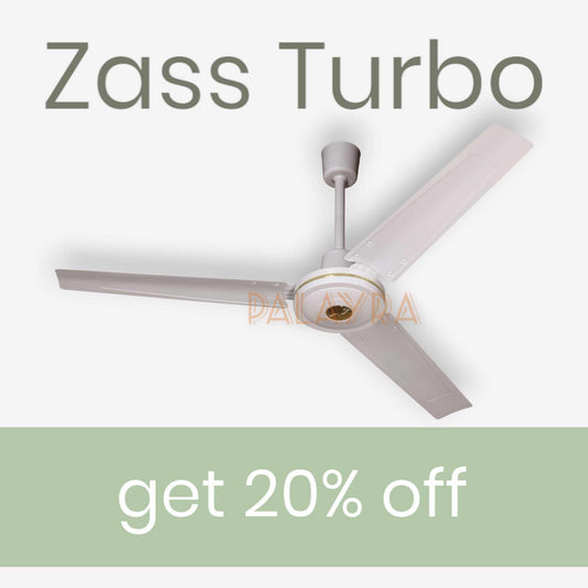 Ventilateur de plafond Zass+ Turbo 56in