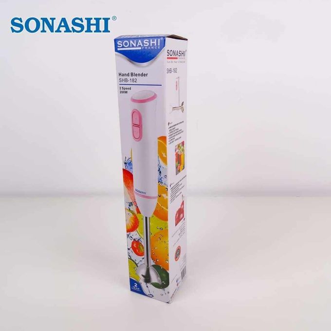 Sonashi Bras Mixeur En Acier Inoxydable 200 W