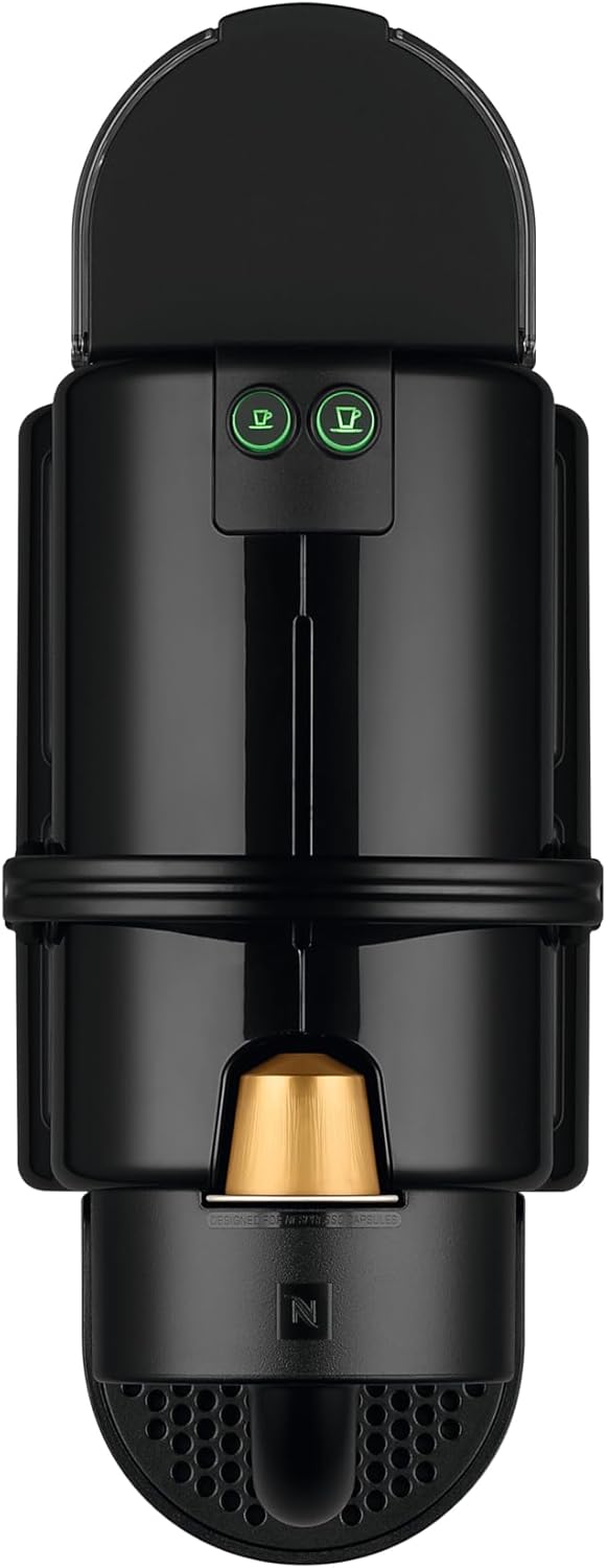 De’Longhi 203549 Inissia Cafetière à Capsules Nespresso, Plastique, Noir