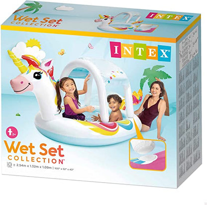 Intex 58435NP Piscine gonflable Licorne 254x132x109cm