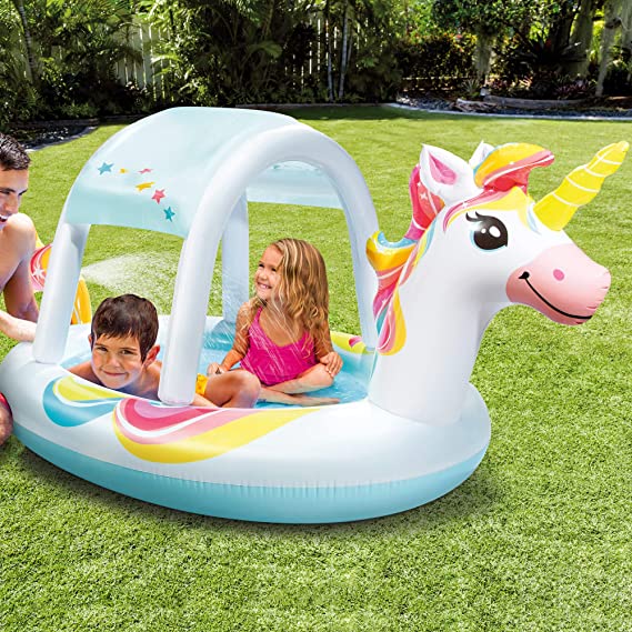 Intex 58435NP Piscine gonflable Licorne 254x132x109cm