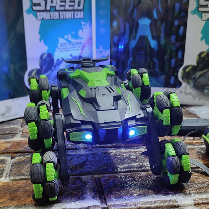 🚗 سيارة sprayer stunt car&nbsp; بـ 8 عجلات – متعة، قوة، وذكاء!
