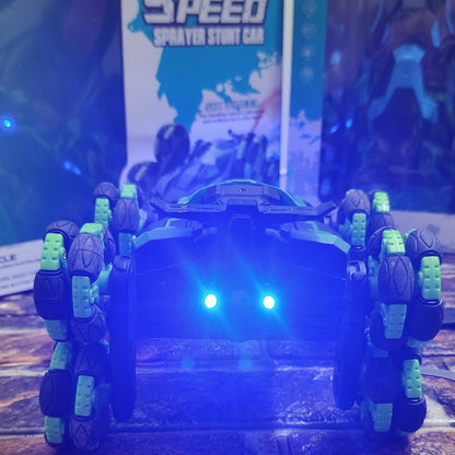 🚗 سيارة sprayer stunt car&nbsp; بـ 8 عجلات – متعة، قوة، وذكاء!