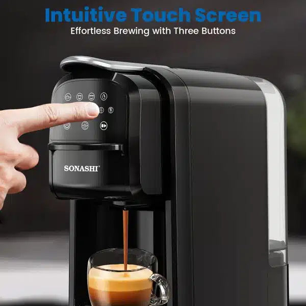 Sonashi 3-in-1 Multi Capsule Coffee Machine – Touch Function SCM-4985