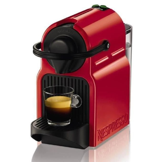 Nespresso Machine À Café Inissia +10 Capsules Offertes-rouge /noir