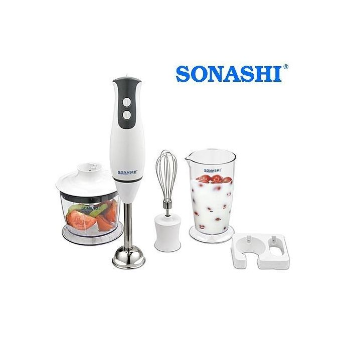 Sonashi Bras Mixeur Multi Fonction 3 En 1 -Shb -169 Jbc - Blanc