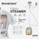 Défroisseur à vapeur vertical SilverCrest GS1702 – 2000W – Réservoir 2.5L – Élimine les plis rapidement et efficacement