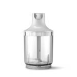 Mixeur plongeant Philips, 700W, pied en métal, technologie de mixage ProMix, bol de 0,5 L, hachoir XL, blanc, 3 lames, modèle HR2545/01 – Image 5