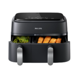 Friteuse sans huile PHILIPS - Airfryer - Double cuve 9L - 8 programmes de cuisson - 2750W-NA351/00