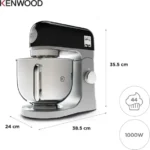 Robot Petrin Pâtissier Kenwood kMix (KMX750BK) – Puissance et Sobriété en Noir – Image 7