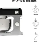 Robot Petrin Pâtissier Kenwood kMix (KMX750BK) – Puissance et Sobriété en Noir – Image 18