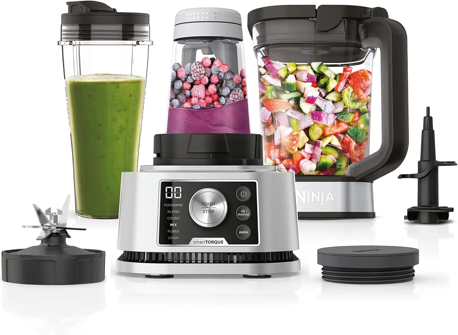 Ninja foodi blender 3en1 Auto-iQ CB350EU Ninja Foodi Blender 3-en-1 (CB350EU) – Puissance & Technologie Smart Torque – Image 1
