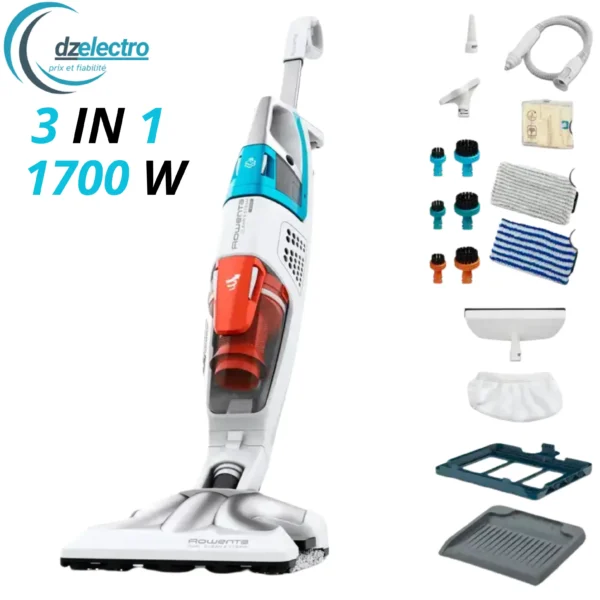 Rowenta Clean & Steam Multi RY8544 – Aspirateur Vapeur 3-en-1 (1700W)