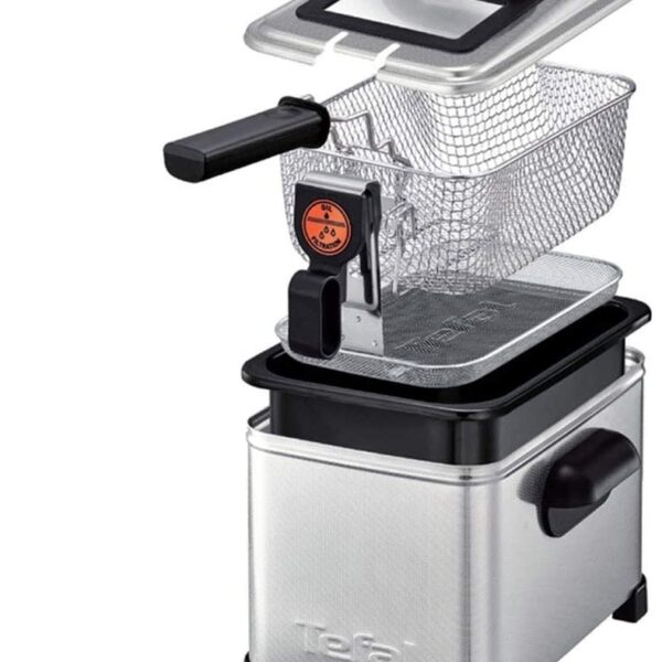 TEFAL Friteuse Filtre Pro Inox Design FR516110 4L d'huile