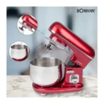 Pétrin Pâtissier Bomann (KM 6010 CB) – Performance et Design Rouge – Image 5