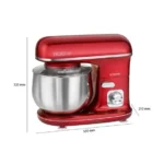Pétrin Pâtissier Bomann (KM 6010 CB) – Performance et Design Rouge – Image 6