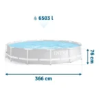 Piscine Ronde Amovible Intex (3,66 x 0,76 m) – Votre oasis de fraîcheur à domicile – Image 7