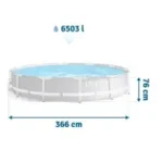 Piscine Ronde Amovible Intex (3,66 x 0,76 m) – Votre oasis de fraîcheur à domicile – Image 13