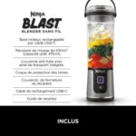 Ninja Blender portable sans fil Blast Noir BC151EUBK – Image 12