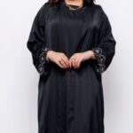 Abaya Kimono de Luxe en Tissu Prada – Édition INTÉMIRA – Image 3