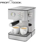 Machine à Café à Bras Proficook (PC-ES 1209) – 20 Bars avec Indicateur de Température