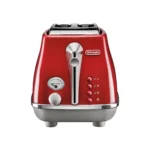 Grille-pain De'Longhi Icona Capitals – Design Élégant (Rouge)