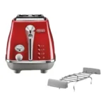 Grille-pain De'Longhi Icona Capitals – Design Élégant (Rouge) – Image 4