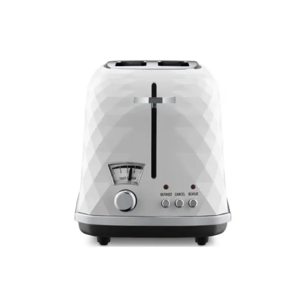 Grille-pain De'Longhi Brillante CTJ-2103.W – Design Iconique & Performance