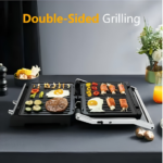 Presse Panini et Grill Électrique Sonashi GT-887 - 2000W - Ouverture 180° – Image 4