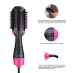 Brosse Lissante 3-en-1 One Step – 1000W – Hair Styler Professionnel – Image 5