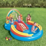Piscine Gonflable Enfant Intex – Arc-en-ciel avec Toboggan (57453) – Image 3