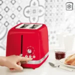 Grille-pain Moulinex Soleil – 2 Fentes – Design Rétro (Rouge) – Image 4