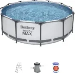 Piscine Hors-Sol Bestway Steel Pro – 9150 Litres (366 x 366 x 100 cm) – Image 10