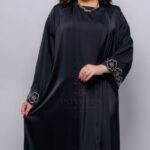 Abaya Kimono de Luxe en Tissu Prada – Édition INTÉMIRA – Image 4