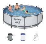 Piscine Hors-Sol Bestway Steel Pro – 9150 Litres (366 x 366 x 100 cm) – Image 2