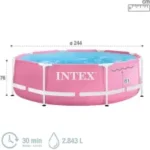 Intex piscine ronde rose 2.44x2.44 x0.76m 28290 – Image 16