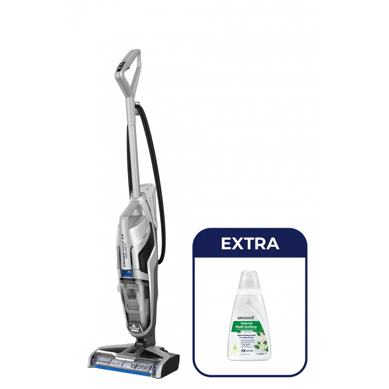 Aspirateur Balai Laveur Sans fil 3 en 1 BISSELL CROSSWEVE C3 Garantie 24 Mois - La Casa d'Algérie Gagnez un temps précieux avec le Bissell CrossWave C3 Select. Aspirez, lavez et séchez vos sols en un seul passage. La solution tout-en-un pour une maison impeccable, disponible chez Palayra. – Image 1