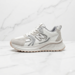 basket NB femme élégante – Édition Luxe Crème & Gris – Image 6
