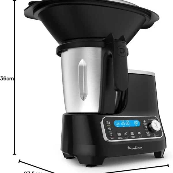 Robot Multifonction Moulinex ClickChef (3,6 L) – HF45PRBL – Le Chef à Domicile