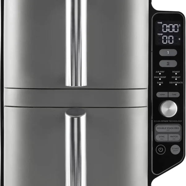 Friteuse sans huile Ninja à Double Zone Verticale (SL400EU) – Compacte & Performante