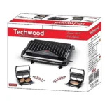 Grill Viande & Panineuse Techwood (TPG-756) – 750W – Noir – Image 2