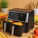 Air Fryer Robuste 10L 2850W - Friteuse Sans Huile Tactile avec Fenêtre AF10 | Palayra