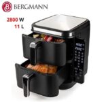 Air Fryer Double Bac Vertical Bergmann 11L - Friteuse Sans Huile 2800W avec Fenêtres | Palayra – Image 5