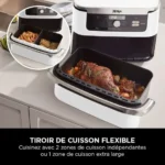 Friteuse sans Huile Air Fryer Ninja Foodi FlexDrawer 10.4L AF500EUWH Blanc | Palayra – Image 6