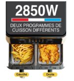 Air Fryer Robuste 10L 2850W - Friteuse Sans Huile Tactile avec Fenêtre AF10 | Palayra – Image 5