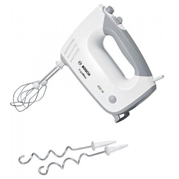 BATTEUR 450W BOSCH MFQ36400 Batteur Électrique Bosch MFQ36400 ErgoMixx 450W - Batteur de Cuisine Ergonomique avec Fouets & Crochets Inox | Palayra – Image 1