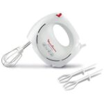 Batteur Électrique Moulinex HM2501B1 Easy Max 200W - Batteur Compact avec Fouets & Malaxeurs Inox | Palayra